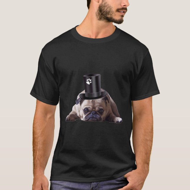 Camiseta Pug Clásico Animal 145 (Anverso)