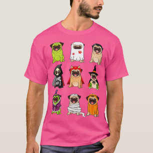 Camiseta Pug Collection Happy Pug-o-ween Halloween Spooky C