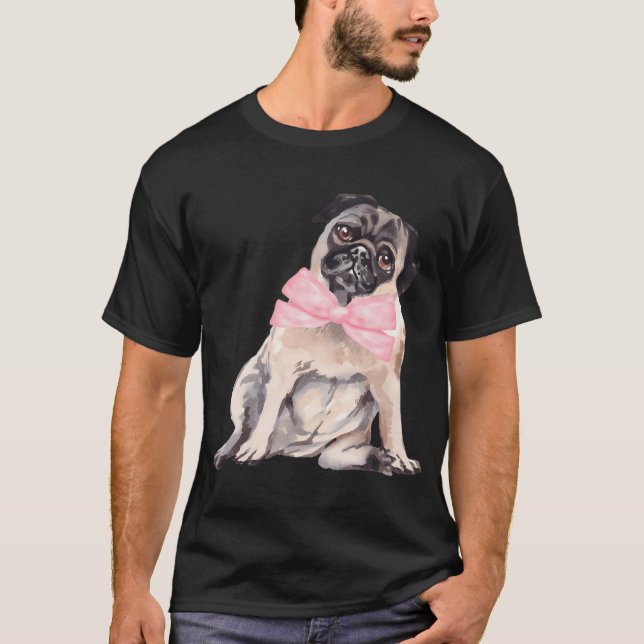 Camiseta Pug Coqueta (Anverso)