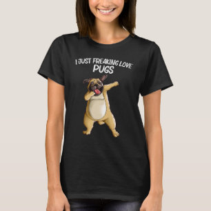 Camiseta Pug Cuadros Para Hombres Mujeres Perro Púbico Masc