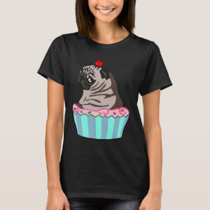 Camiseta pug cupcake Classic T-Shirt 261