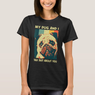 Camiseta Pug Cute Para Hombres Mujeres Mascota Perro Cachor