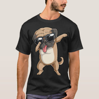 Camiseta Pug Dabbing Chicos Chicas Baile Perro Cac