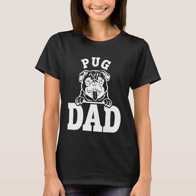 Camiseta Pug Dad (Anverso)