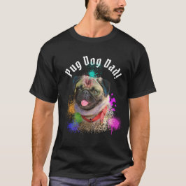Camiseta Pug Dad Dog Best Dog Dad