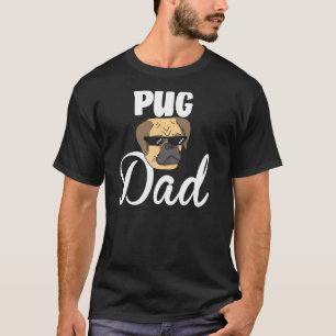 Camiseta Pug Dad Dog Rama Higos Padre Animal Dueño Mascota 
