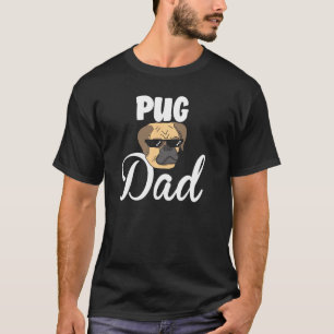 Camiseta Pug Dad Dog Rama Higos Padre Animal Dueño Mascota 