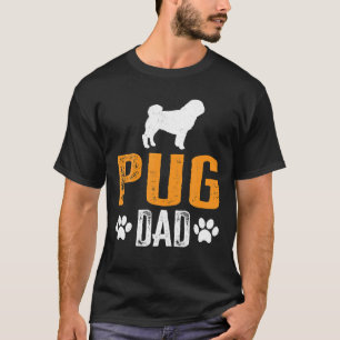Camiseta Pug Dad Gift Dog Daddy Pug Father Day Regalo