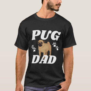 Camiseta Pug Dad - Vector Pug Classic T-Shirt 344