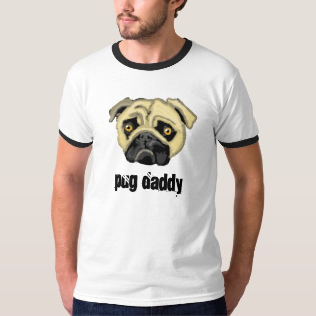 Camiseta Pug Daddy (Anverso)