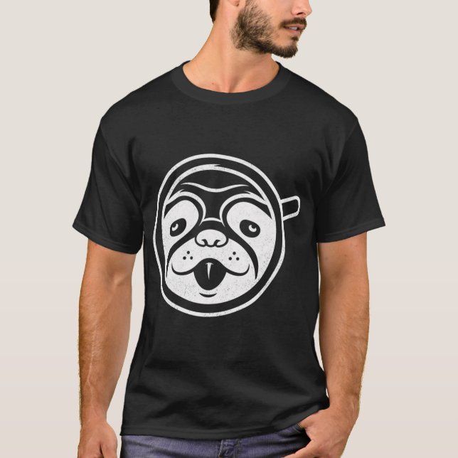 Camiseta Pug de café (Anverso)