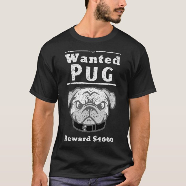 Camiseta Pug de Death Metal (Anverso)