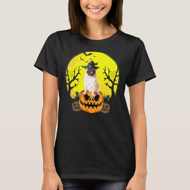 Camiseta Pug de Halloween (Anverso)