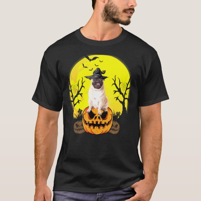 Camiseta Pug de Halloween (Anverso)