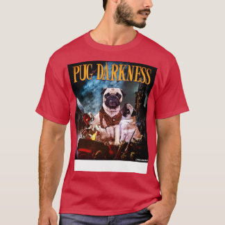 Camiseta Pug de la oscuridad