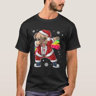 Camiseta Pug de Navidad haciendo Dabbing Ideas de pijamas y