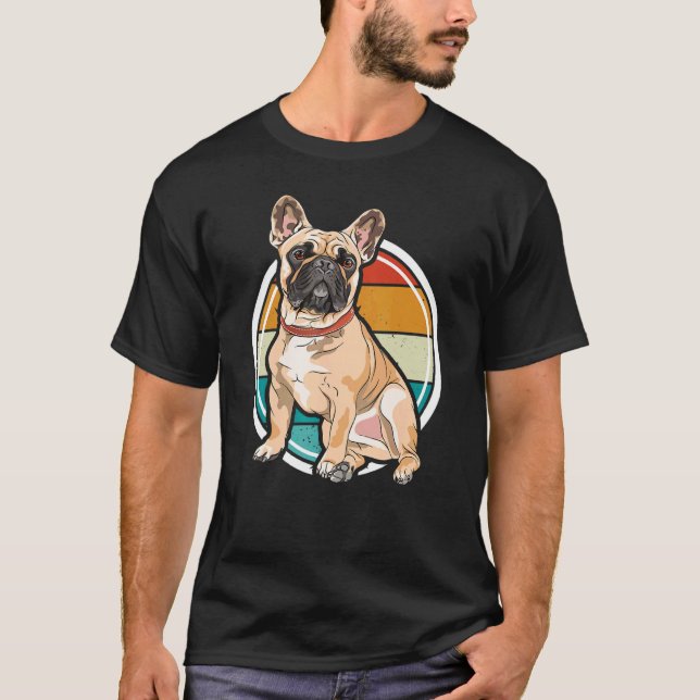 Camiseta Pug de perro lindo (Anverso)