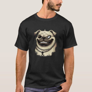 Camiseta Pug de perro malvado Halloween 1