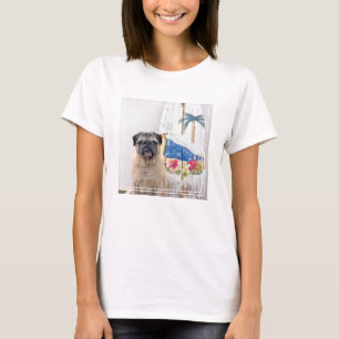 Camiseta Pug de superficie
