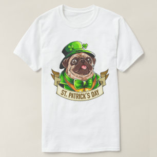 Camiseta Pug del Día de San Patricio