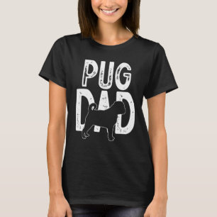 Camiseta Pug Dog Cute Puppy padre