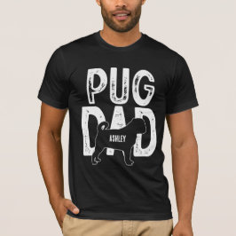 Camiseta Pug Dog Dad Puppy Dad