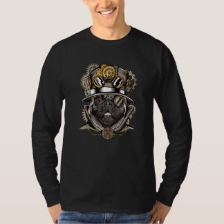 Camiseta Pug Dog Medieval Victorian Gothic Steampunk  