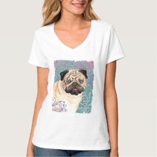 Camiseta Pug elegante