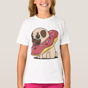 Camiseta Pug en dona