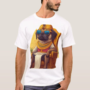 Camiseta Pug Faraón � Perro del Antiguo Egipto