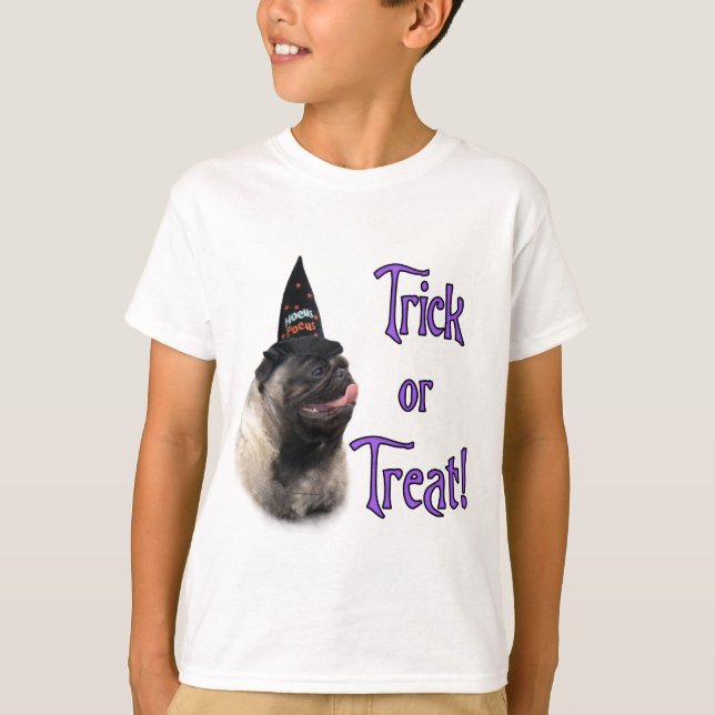 Camiseta Pug (flauta) Trick (Anverso)