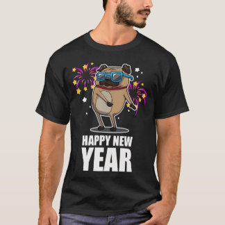 Camiseta pug fluido