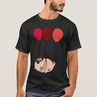 Camiseta Pug Globo
