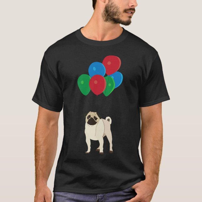 Camiseta Pug Globo 585 (Anverso)