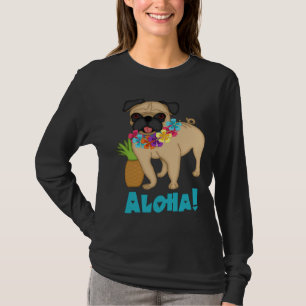 Camiseta Pug hawaiano - Aloha Classic T-Shirt 304