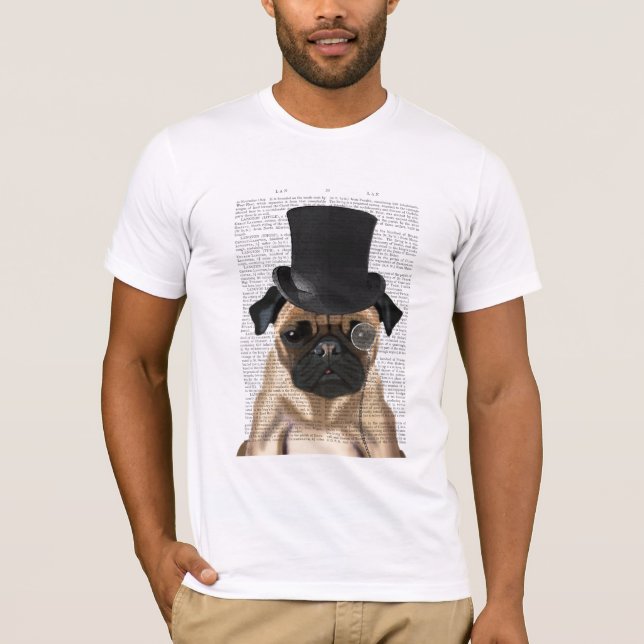 Camiseta Pug, hebilla formal y Gorra (Anverso)