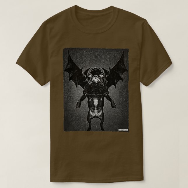 Camiseta Pug Inferno (Diseño del anverso)