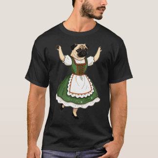 Camiseta Pug Irlandés Bailando
