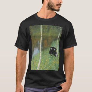 Camiseta Pug junto al lago Birch de Klimt
