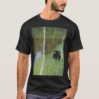 Camiseta Pug junto al lago Birch de Klimt