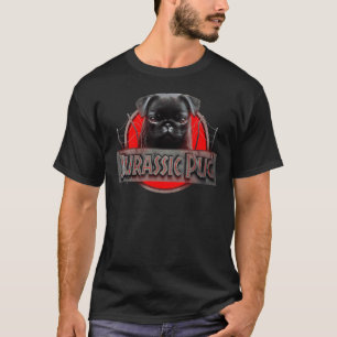 Camiseta Pug Jurásico - Pug negro divertido para Navidad
