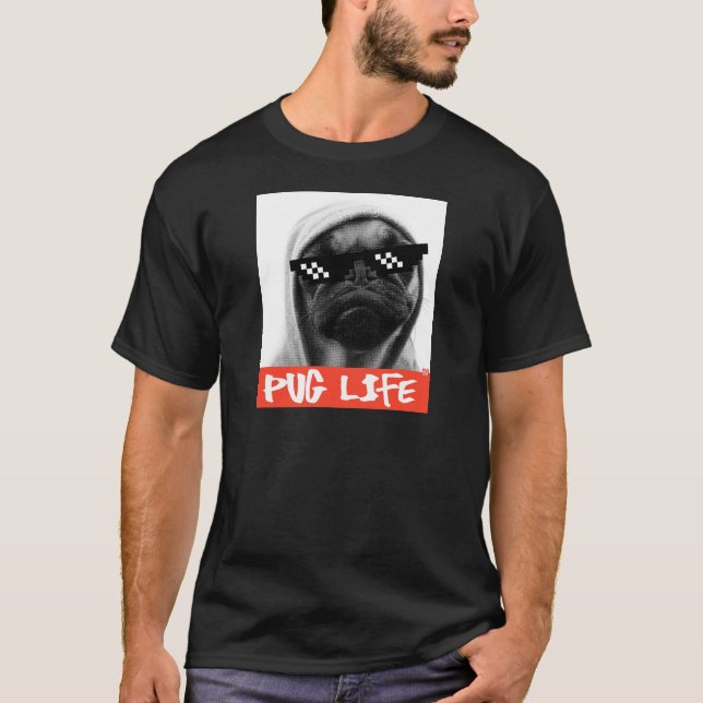 Camiseta Pug Life (Anverso)