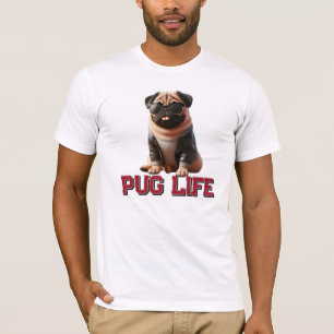 Camiseta Pug Life Cute Pug Dog