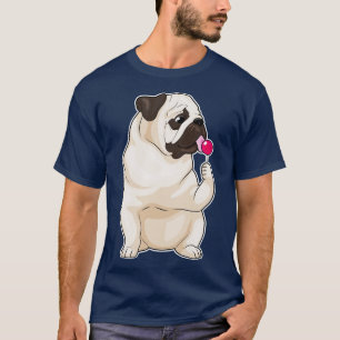 Camiseta Pug Lollipop