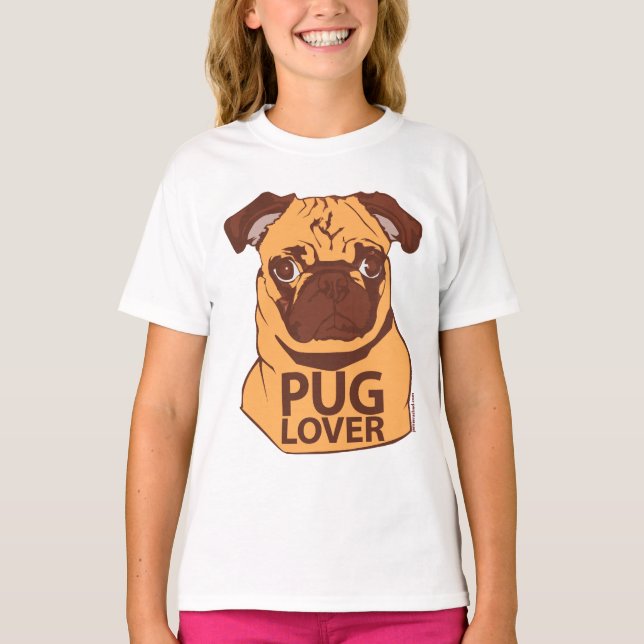Camiseta Pug Lover T-Shirt (Anverso)