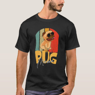 Camiseta Pug Mama Cute Perro Mamá Chicas Presentaciones 1