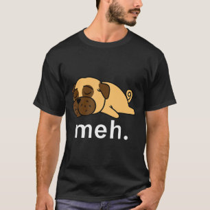Camiseta Pug Meh Perro Internet Meme Regalos Animales Mujer