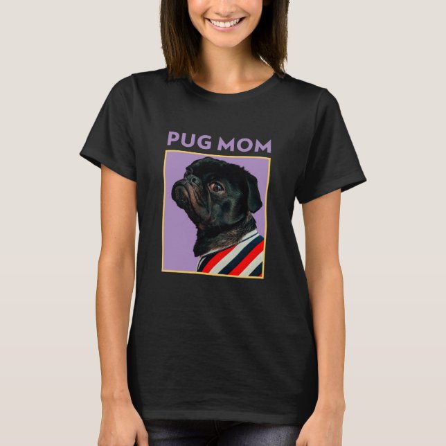 Camiseta Pug Mom (Anverso)