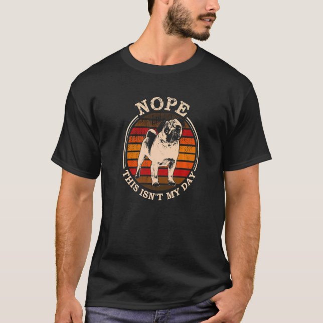 Camiseta Pug Mops Carlin Perro Raza 30 (Anverso)