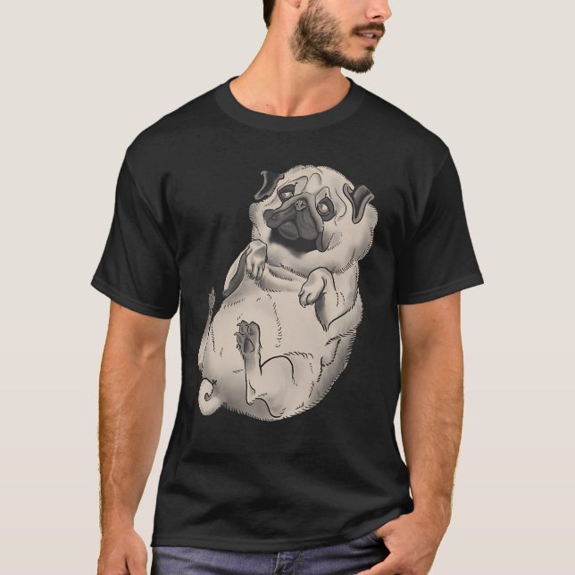 CAMISETA PUG MOPS KLOPS (Anverso)